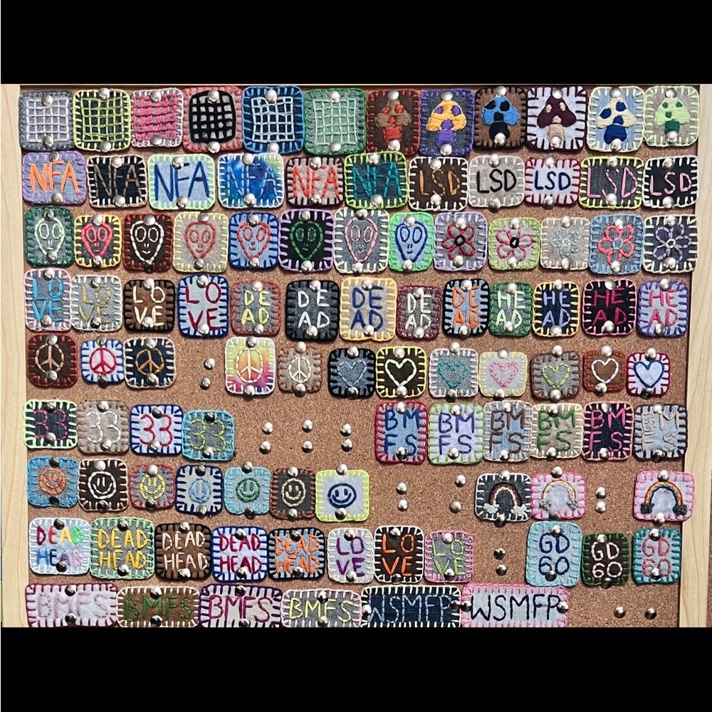 MINIs Hand Embroidered Patches